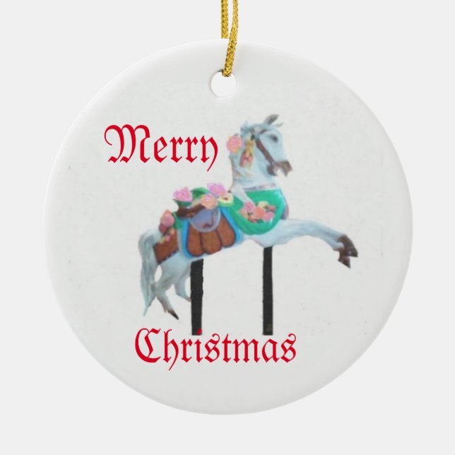 CAROUSEL HORSE ORNAMENT (Framsidan)