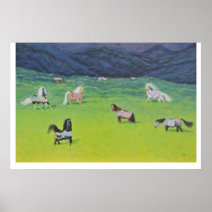 Carousel Horse Pension Poster