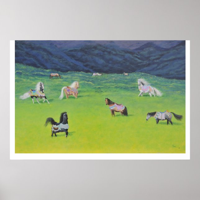 Carousel Horse Pension Poster (Framsidan)