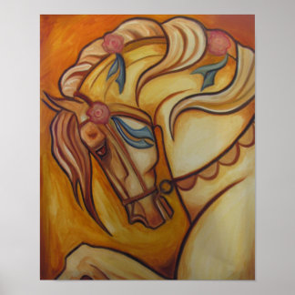 Carousel Horse Poster