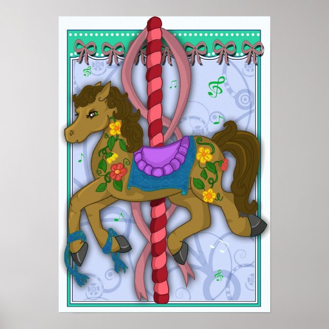 Carousel Horse Poster (Framsidan)
