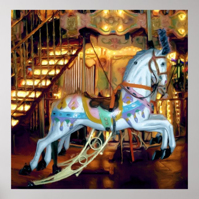 Carousel Horse Poster (Framsidan)