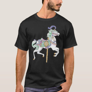 Carousel Horse Sticker T Shirt