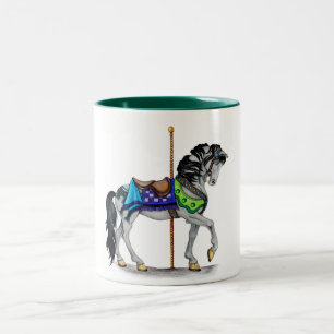 Carousel Horse Två-Tonad Mugg