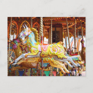 Carousel Horse Vykort