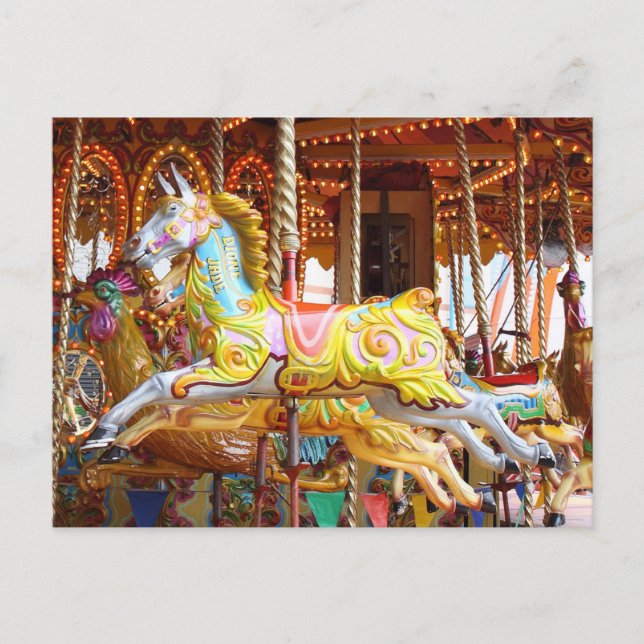 Carousel Horse Vykort (Framsida)