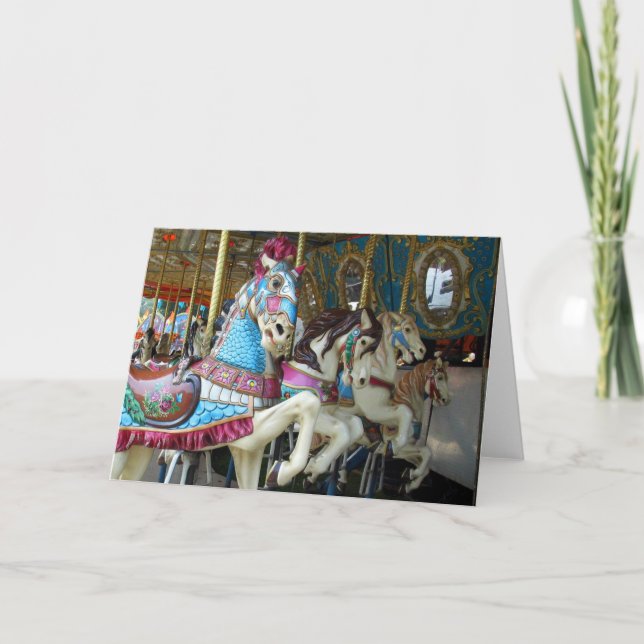 Carousel Horses Kort (Framsida)