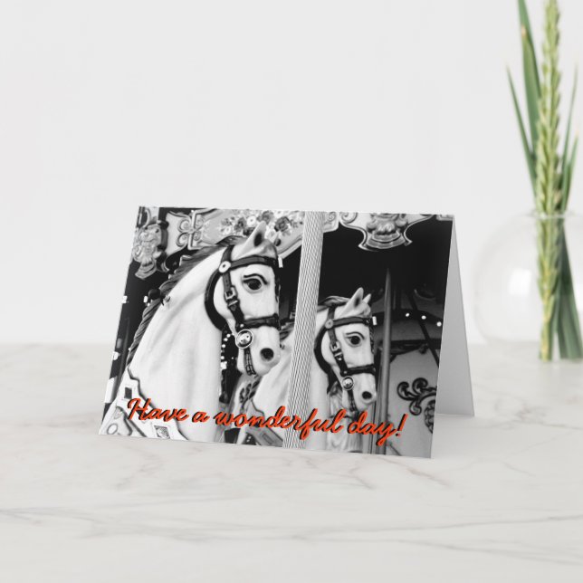 Carousel Horses Kort (Framsida)