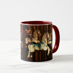 Carousel Horses Mugg