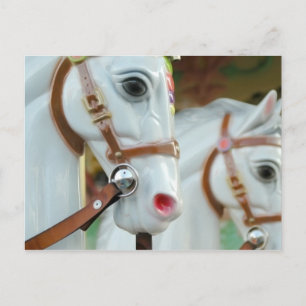 Carousel Horses vykort