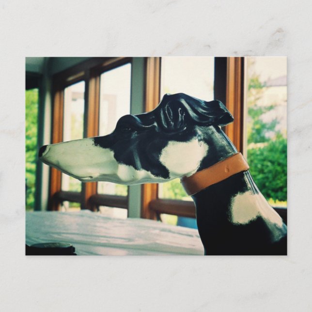 Carousel Hund Vykort (Framsida)