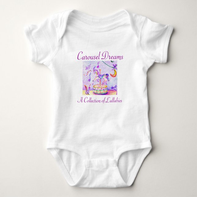 Carousel Infant Creeper T Shirt (Framsida)