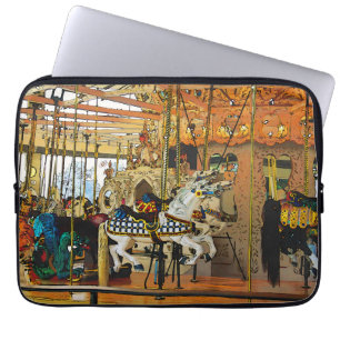 Carousel Magic - Merry-go-Round Laptop Fodral