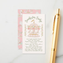 Carousel Merry-go-round bokar för baby