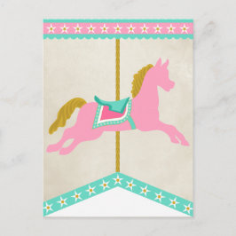 Carousel Pennant Banner Spacer Vykort
