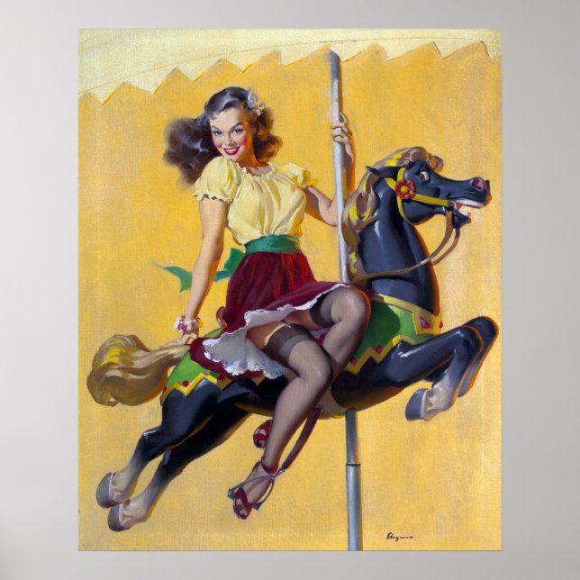 Carousel Pin Up Poster (Framsidan)