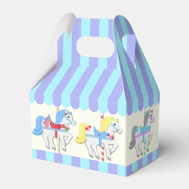 Carousel Ponies Presentaskar (Baksidan Sidan)
