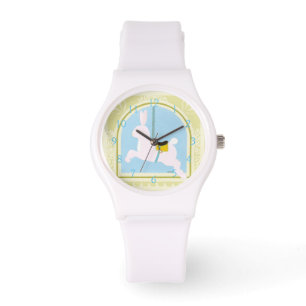 Carousel Rabbit från juni Erica Vess Armbandsur