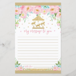 Carousel Rosa Mint Time Capsule Message Lakan