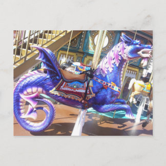 Carousel Seahorse Vykort
