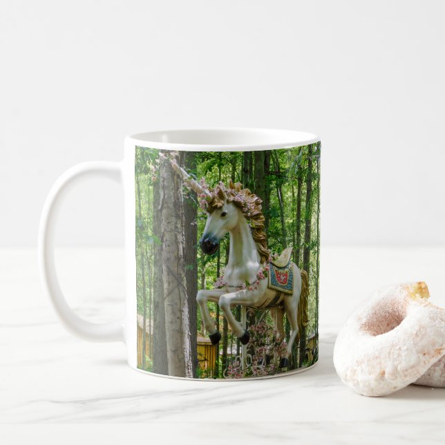 Carousel Unicorn Kaffemugg (Med munk)