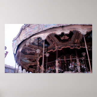 Carousel-Vintagen Poster