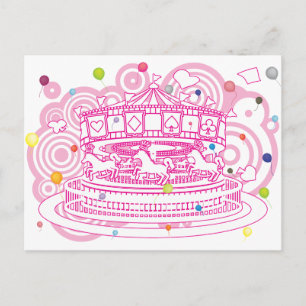 Carousel Vykort