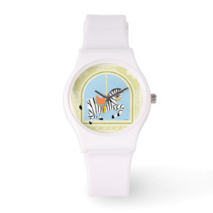 Carousel Zebra av June Erica Vess Armbandsur