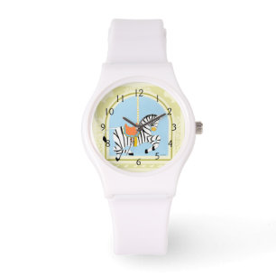 Carousel Zebra av June Erica Vess Armbandsur
