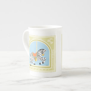 Carousel Zebra, juni Erica Vess Benporslin Mugg