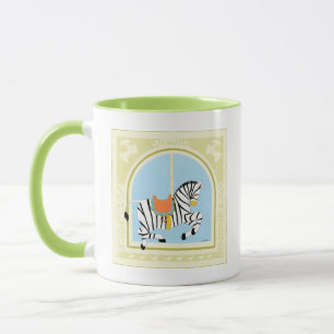 Carousel Zebra, juni Erica Vess Mugg