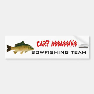carp02 3022, carpmördare, BOWFISHING-LAG Bildekal