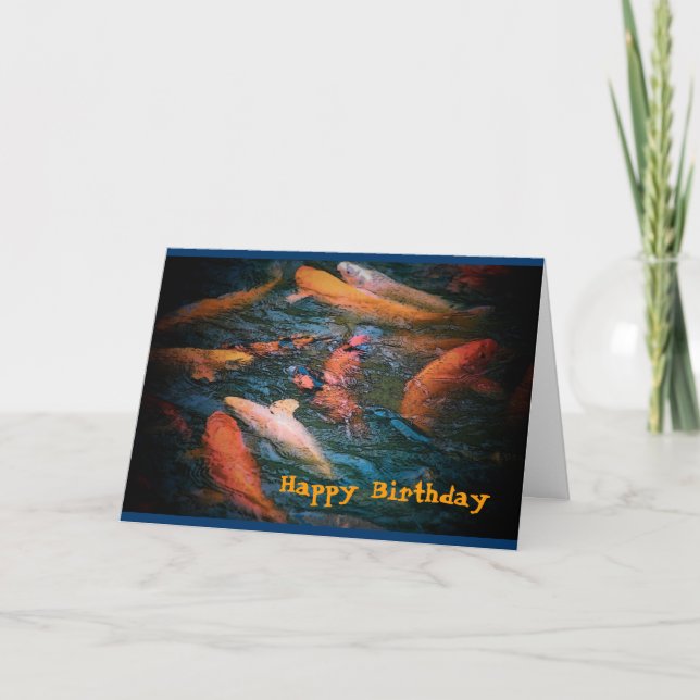 Carp Birthday-kort Kort (Framsida)