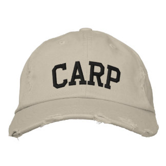 Carp Embroized Hat Broderad Keps