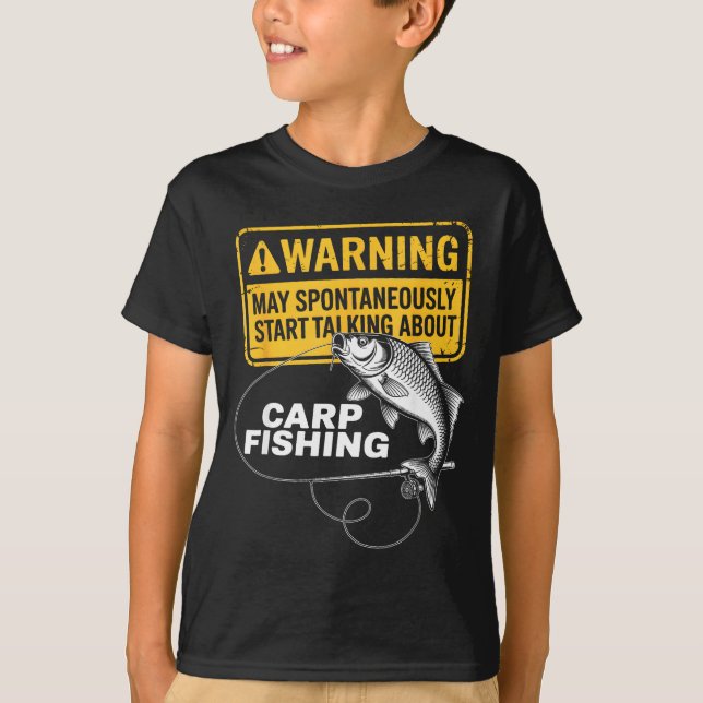 Carp Fishing Design For Men Funny Catfish And Carp T Shirt (Framsida)