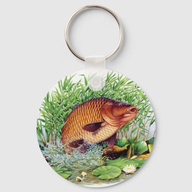 Carp Fishing Nyckelring (Framsida)