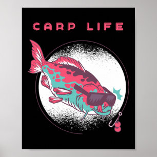 Carp Fishing Poster