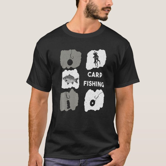 Carp Fishing T Shirt (Framsida)