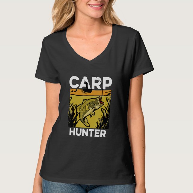 Carp Hunter Anpassningsbar Inspection T Shirt (Framsida)