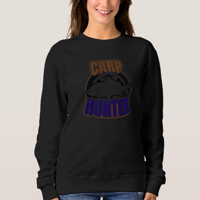 Carp Hunter Carp Fishing T Shirt (Framsida)