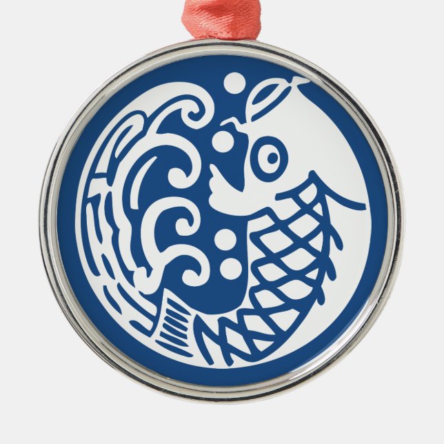 Carp-våg Julgransprydnad Metall (Framsidan)