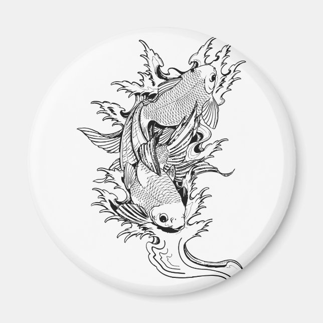 Carpa Koi Magnet (Framsidan)