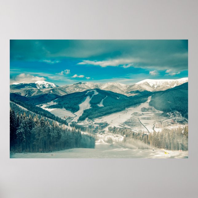 Carpathian mountains nature vacation mountainbeaut poster (Framsidan)
