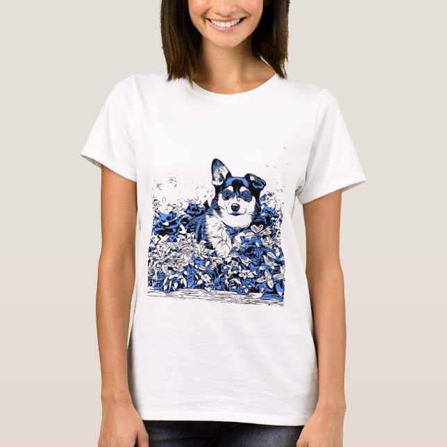 Carpe Corgi T-Shirt (Framsida)