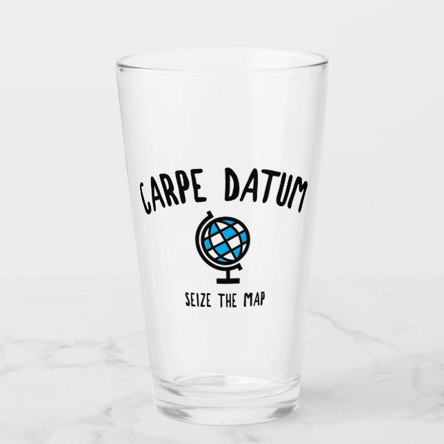 Carpe Datum Seize Karta Glaskopp (Framsida)