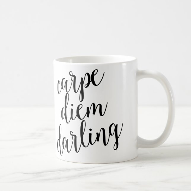 Carpe Diem älskling Kaffemugg (Höger)