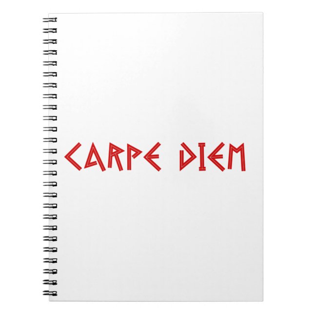 Carpe Diem Anteckningsbok (Framsidan)