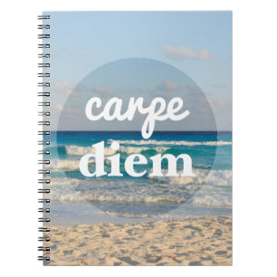 Carpe Diem-anteckningsbok Anteckningsbok Med Spiral