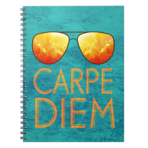 Carpe Diem Anteckningsbok Med Spiral