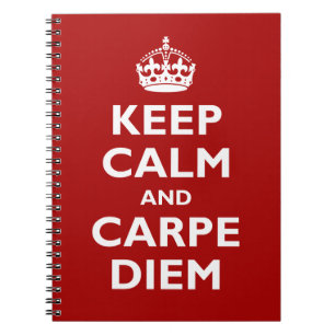 Carpe Diem! Anteckningsbok Med Spiral